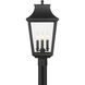 Altimeter 4 Light 23.5 inch Sand Coal Outdoor Post Lantern, Great Outdoors